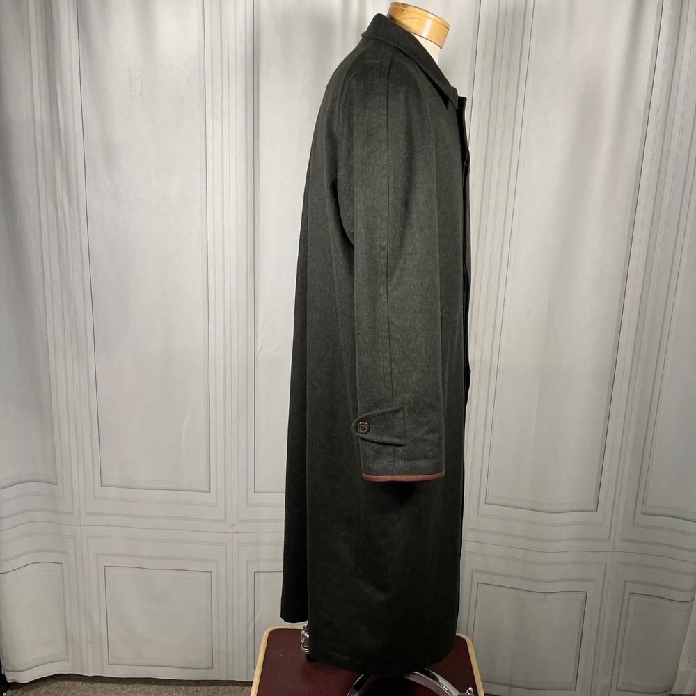 Schneiders Salzburg "Michael" Wool‎ Alpaca Jacket•Leather Trim•Loden Green•US 42 - Picture 4 of 15